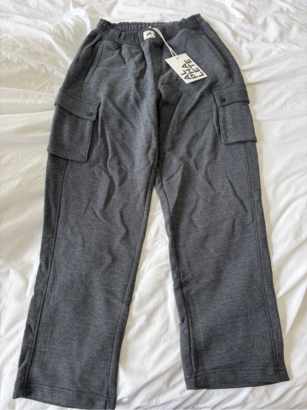 ALPHALETE trek cargo pant in heather grey